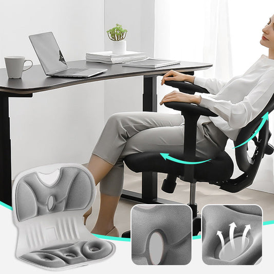 🔥Last Day Promotion 69% OFF -💯Ergonomic Memory Foam Back & Lumbar Support Cushion for Chair🎁