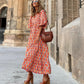 💖Limited Sale 50% OFF💖Women's Elegant Puff Sleeve Floral Boho Maxi Dress