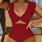 🔥Last Day Special Price £12.99!!💥-👙Sexy ruffled one-piece swimsuit