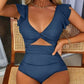 🔥Last Day Special Price £12.99!!💥-👙Sexy ruffled one-piece swimsuit