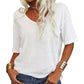 ✨This Week's Special Price ￡11.99💥Women's Solid Color V-Neck T-shirt [On Sale & Quick Shipping!]