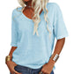 ✨This Week's Special Price ￡11.99💥Women's Solid Color V-Neck T-shirt [On Sale & Quick Shipping!]