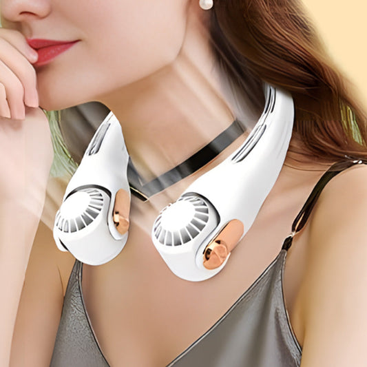 🔥Last Day Special Price £12.99!!🌪️-Low Noise Neck Fan