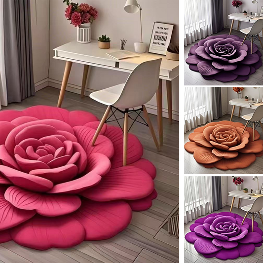🌸Last Day Special Price £9.99!!🌸Floral Plush & Diatomaceous Earth Floor Mat
