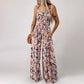 🏖️LAST DAY SALE: ONLY ￡15.99!!🌼Women’s Casual Print Sleeveless Overalls Jumpsuits