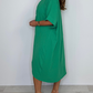 🔥Last Day Promotion 50% OFF💖Short Sleeve Maxi Dress With Knot Detail
