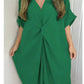🔥Last Day Promotion 50% OFF💖Short Sleeve Maxi Dress With Knot Detail