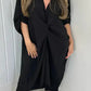 🔥Last Day Promotion 50% OFF💖Short Sleeve Maxi Dress With Knot Detail