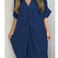 🔥Last Day Promotion 50% OFF💖Short Sleeve Maxi Dress With Knot Detail