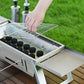 🔥Last Day Special Price £29.99 & Free Shipping!!🍡Stainless Steel Folding Outdoor Barbecue