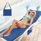 🏖️Limited Time Sale 50% OFF!🌞OHS Sun Lounger Towel with Pockets & Carry Bag 🏖️  Extra-Large Microfibre Beach Towel – Quick-Dry, Lightweight & Sand-Resistant☀️🇬🇧✨