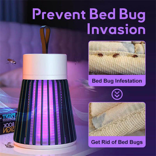 🔥🔥LAST DAY SALE ￡6.99!!🎁-🦟USB/Rechargeable Mosquito & Fly Trap Lamp