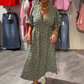 💖Summer Hot Sale: 50% OFF!!💖Women's V-Neck Printed Dress