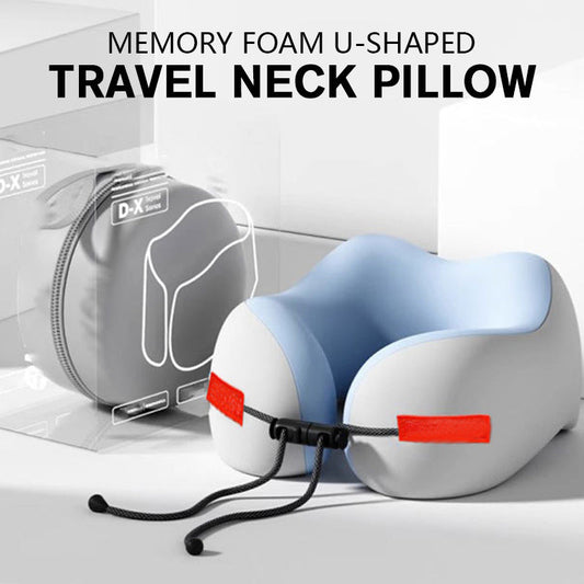 🔥Last Day Special Price £9.99!!🔥Memory Foam U-Shaped Travel Neck Pillow💤