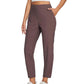 🔥LIMITED OFFER  70% OFF🏆Women’s Fitted High-Waisted Zip-Pocket Trousers👖Lightweight, Breathable, Soft 26"/27" Ankle Pants with Zipper Pockets