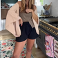 💖 Special Price £14.99🔥Last 3 Hours!!💝Women's Linen Cardigan 3/4 Sleeve Open Front Loose Cover Ups Lightweight Shrug