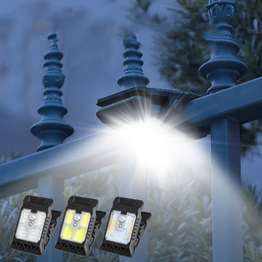 🏡✨Solar Clip Light With Motion Sensor –🔥Buy 2 Get 1 Free! Perfect for gardens, balconies, and patios!