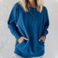 💖Last Day Promotion 50%OFF💖Women's Ribbed Accent Pocketed Pullover