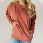 💖Last Day Promotion 50%OFF💖Women's Ribbed Accent Pocketed Pullover