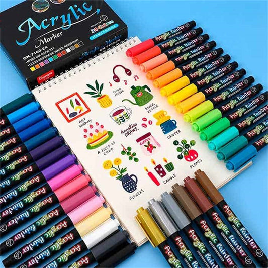 🎅Christmas Gift idea 49%OFF -🎁Water-Based Acrylic Paint Pen Set