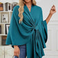 💖 Special Price £15.99🔥Last 3 Hours!!💝Women's Elegant Soft Open Front Poncho Sweater
