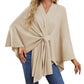 💖 Special Price £15.99🔥Last 3 Hours!!💝Women's Elegant Soft Open Front Poncho Sweater