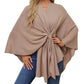 💖 Special Price £15.99🔥Last 3 Hours!!💝Women's Elegant Soft Open Front Poncho Sweater