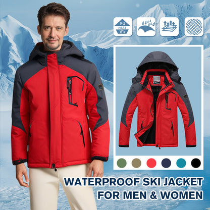 ⏰LAST DAY SALE 55% OFF🔥Winter Unisex Waterproof Ski Jacket -🌧️❄️Stay dry in any storm！