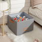 ⏰🔥LIMITED TIME ￡11.99!!👟Foldable Shoe Storage Box for Closet Foldable Organiser with Clear Lid & Reinforced Handles Fits 16-Pair Slippers Space-Saving Bin for Closet Organisation🧺✨