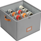 ⏰🔥LIMITED TIME ￡11.99!!👟Foldable Shoe Storage Box for Closet Foldable Organiser with Clear Lid & Reinforced Handles Fits 16-Pair Slippers Space-Saving Bin for Closet Organisation🧺✨