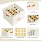 ⏰🔥LIMITED TIME ￡11.99!!👟Foldable Shoe Storage Box for Closet Foldable Organiser with Clear Lid & Reinforced Handles Fits 16-Pair Slippers Space-Saving Bin for Closet Organisation🧺✨