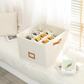 ⏰🔥LIMITED TIME ￡11.99!!👟Foldable Shoe Storage Box for Closet Foldable Organiser with Clear Lid & Reinforced Handles Fits 16-Pair Slippers Space-Saving Bin for Closet Organisation🧺✨