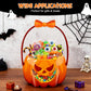 🎃Halloween Bestsellers - ￡8.99!!🍬Halloween Transparent Pumpkin Favor Bags🎁Perfect for Party, Trick-or-Treat, Classroom Gifts