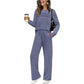 🥳2026 HOT SALE🥳💞50K+ SOLD!✨Women's Crew Neck Top & Drawstring Pants Set