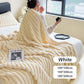 ⏳LAST DAY SPECIAL PRICE: ￡11.99!!🎁Super Soft Fur Ribbed Fleece Throw Blanket⛄🔥