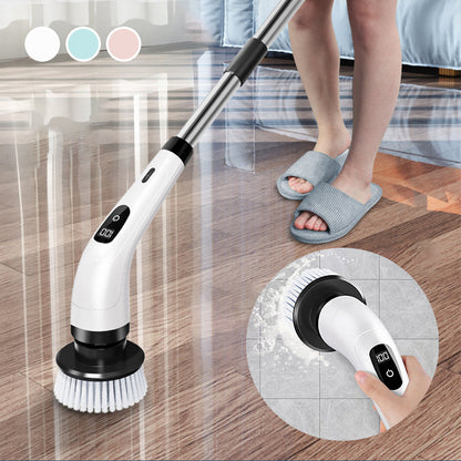 🔥CHRISTMAS HOT SALE - ONLY £15.99!!⚡🧽9-in-1 Electric Cleaning Brush🏠Multi-Purpose for Home
