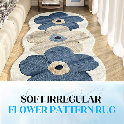 🎅Christmas Special Deals £9.99!!⚡50K+ SOLD!🎁Soft Irregular Flower Pattern Rug