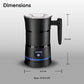 🎅LAST DAY PROMOTION 50% OFF🎁4-in-1 Electric Milk Frother & Heater | Barista-Style Coffee at Home☕