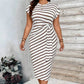 🔥LAST DAY SALE - ONLY £12.99!!⚡50K+ SOLD!💃Women's Elegant Tie Waist Dress