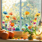 🔥Last Day Sale - ￡6.99!🎁50K+ SOLD! ✨💐Colorful Floral Bouquet Window Sticker🖼️0814