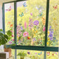 🔥Last Day Sale - ￡6.99!🎁50K+ SOLD! ✨💐Colorful Floral Bouquet Window Sticker🖼️0814