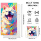 🏖️Summer Hot Sale - ONLY ￡10.99!!⚡50K+ SOLD!🌞🌊2-in-1 Printed Beach Towel Backpack