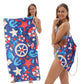 🏖️Summer Hot Sale - ONLY ￡10.99!!⚡50K+ SOLD!🌞🌊2-in-1 Printed Beach Towel Backpack