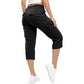 🔥Summer Hot Sale: ONLY ￡13.99!! ✨Womens Lightweight Capris Daily&Travel Quick Dry Cargo Pants with 6 Pockets ✈️👖Adventure-Ready Comfort And Style 🌿