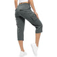 🔥Summer Hot Sale: ONLY ￡13.99!! ✨Womens Lightweight Capris Daily&Travel Quick Dry Cargo Pants with 6 Pockets ✈️👖Adventure-Ready Comfort And Style 🌿