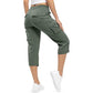 🔥Summer Hot Sale: ONLY ￡13.99!! ✨Womens Lightweight Capris Daily&Travel Quick Dry Cargo Pants with 6 Pockets ✈️👖Adventure-Ready Comfort And Style 🌿
