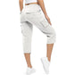 🔥Summer Hot Sale: ONLY ￡13.99!! ✨Womens Lightweight Capris Daily&Travel Quick Dry Cargo Pants with 6 Pockets ✈️👖Adventure-Ready Comfort And Style 🌿