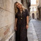 💖New arrival 50% OFF!💖WOMEN'S V-NECK LEOPARD PRINT MAXI DRESS!