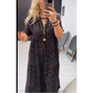 💖New arrival 50% OFF!💖WOMEN'S V-NECK LEOPARD PRINT MAXI DRESS!