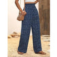 🏖️Summer Hot Sale - ONLY ￡13.99!!⚡50K+ SOLD!✨ Women's Smocked High Waist Wide Leg Pants – Flattering Fit, Breathable Fabric & Effortless Style 🌸